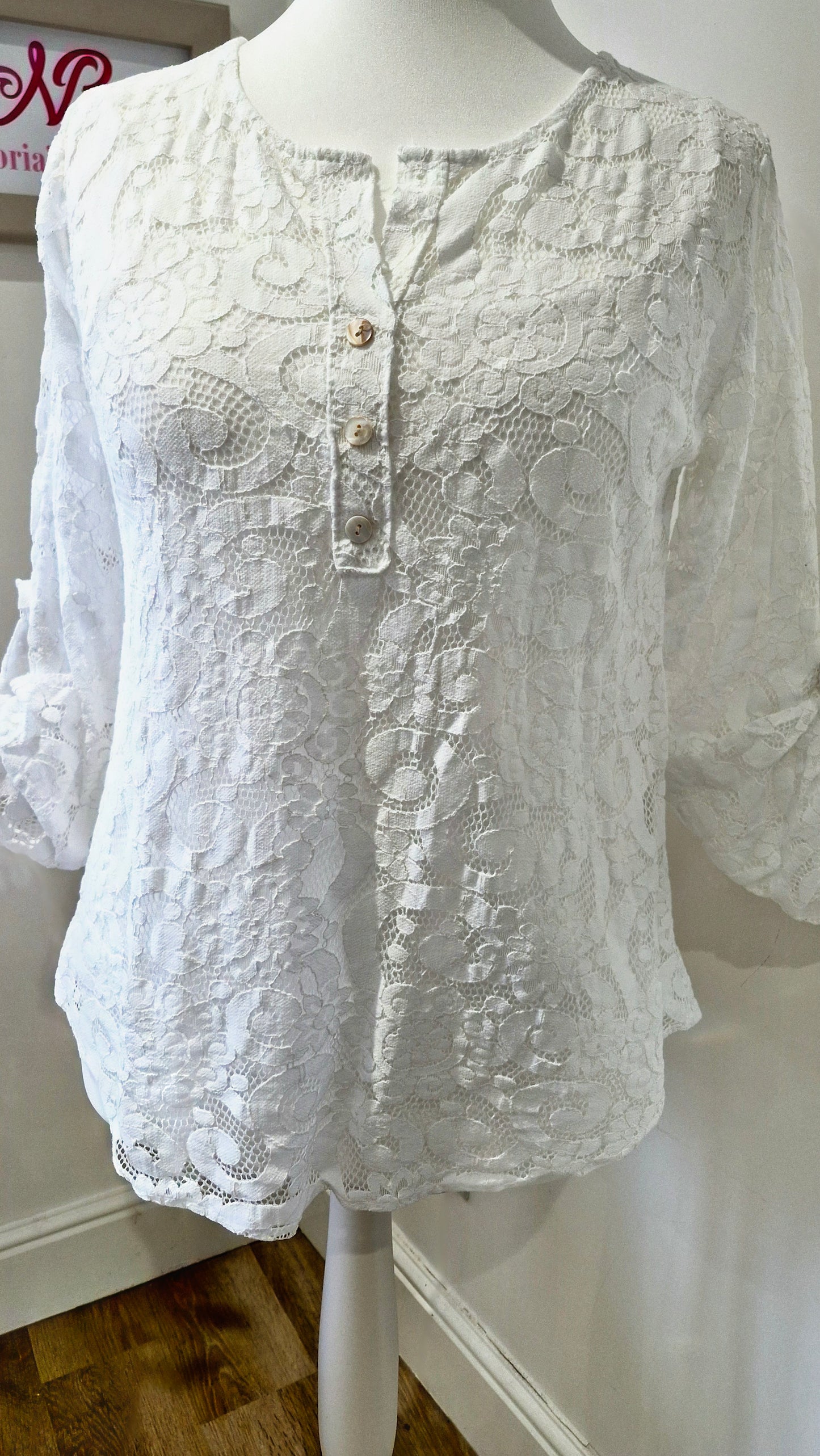 Cami Crochet Lace Tunic