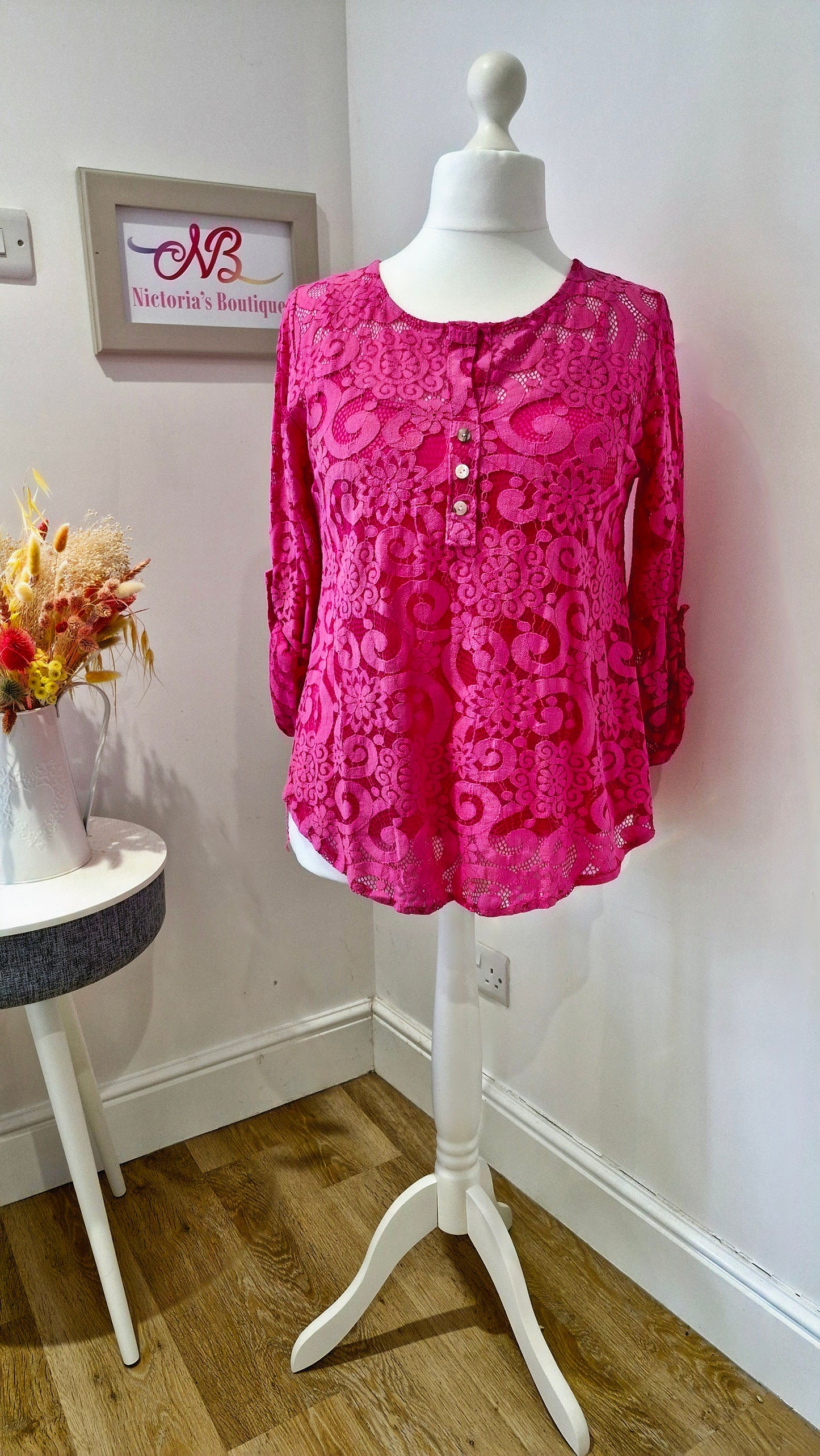 Cami Crochet Lace Tunic