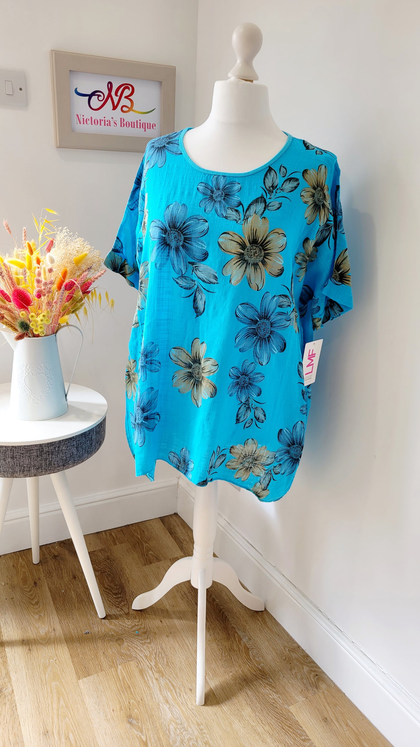 Florrie Floral Cotton Pocket Top