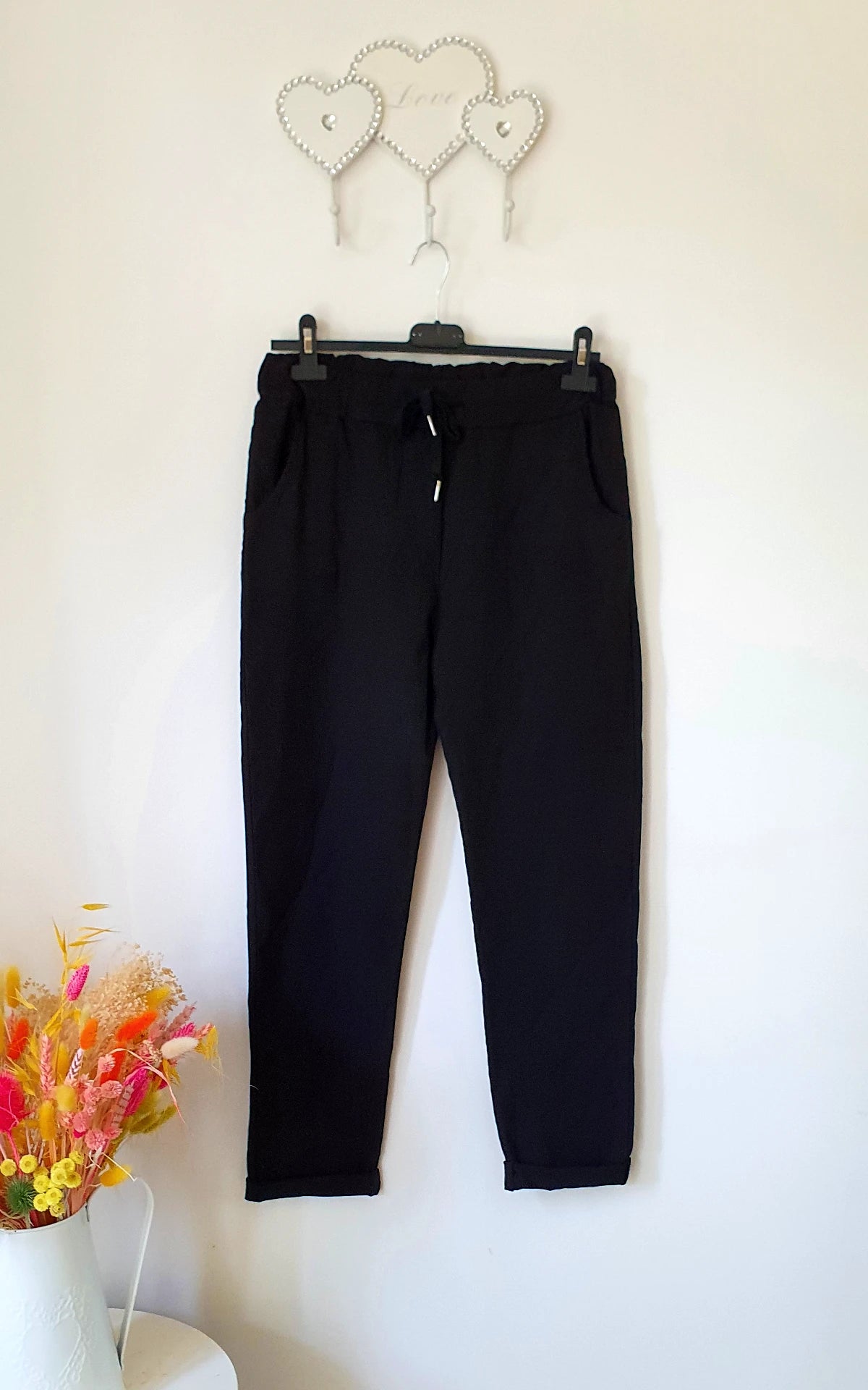 Plain Magic Next Level Stretch Trousers - Black