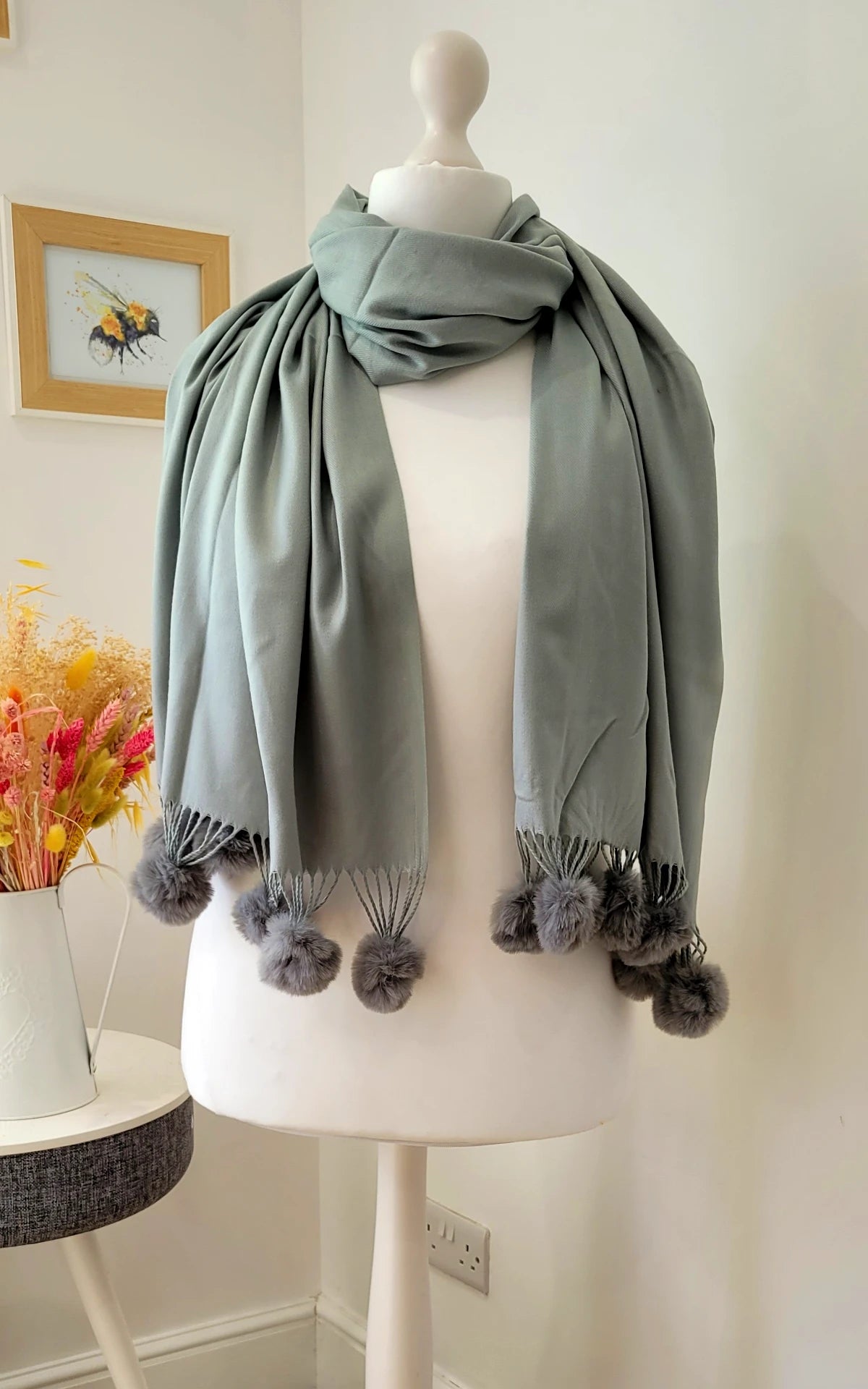 Pom Pom Scarves