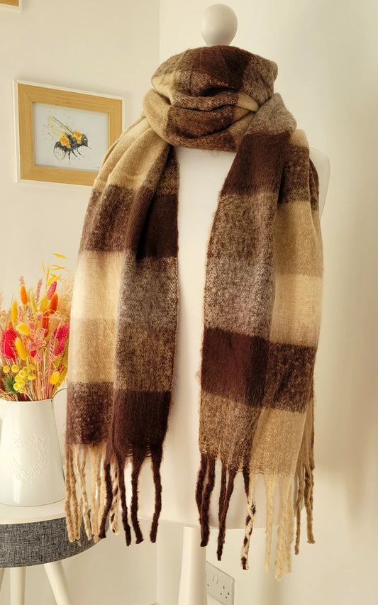 Latte Delight Multi Scarf