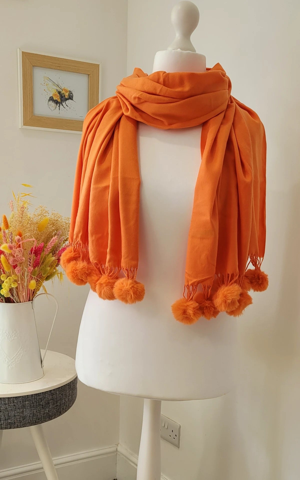 Pom Pom Scarves