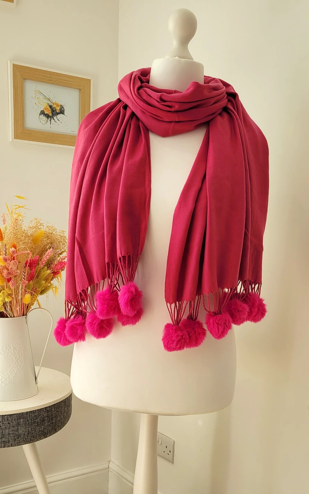 Pom Pom Scarves