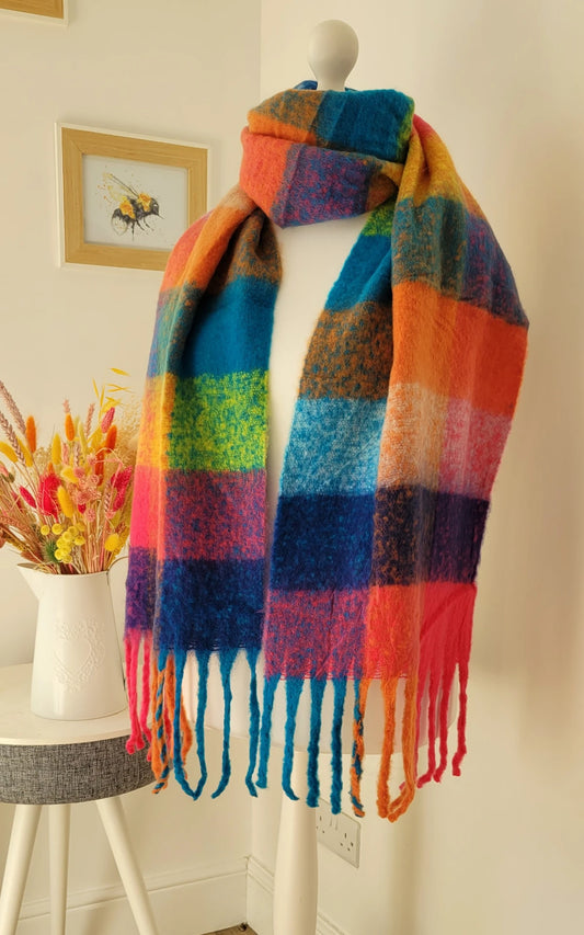 Vibrant Delight Multi Scarf