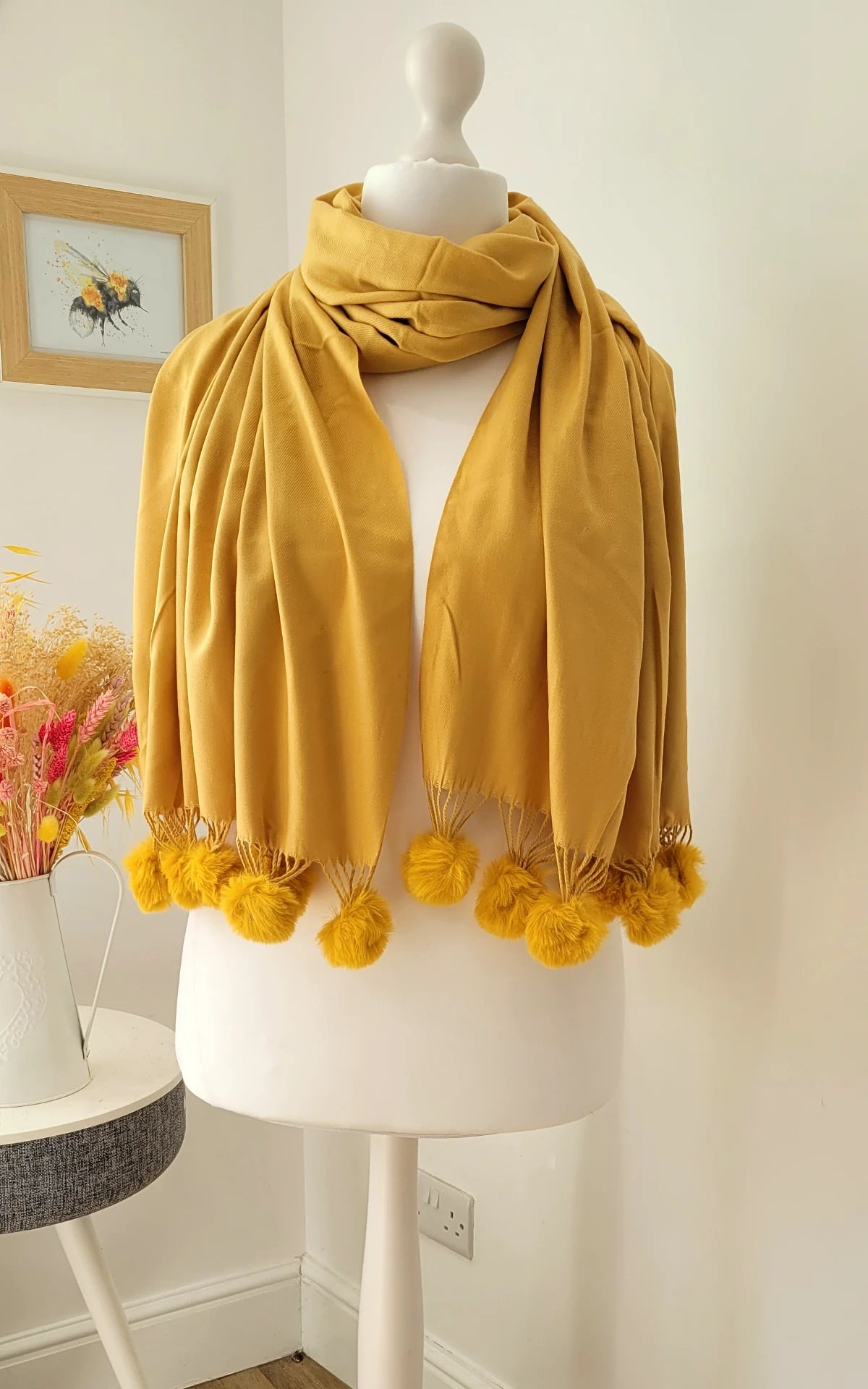 Pom Pom Scarves